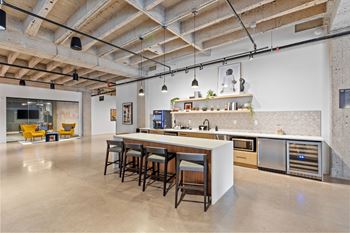 Complimentary coffee bar & lounge
